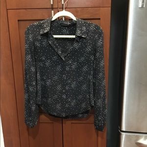 Theory dotted blouse